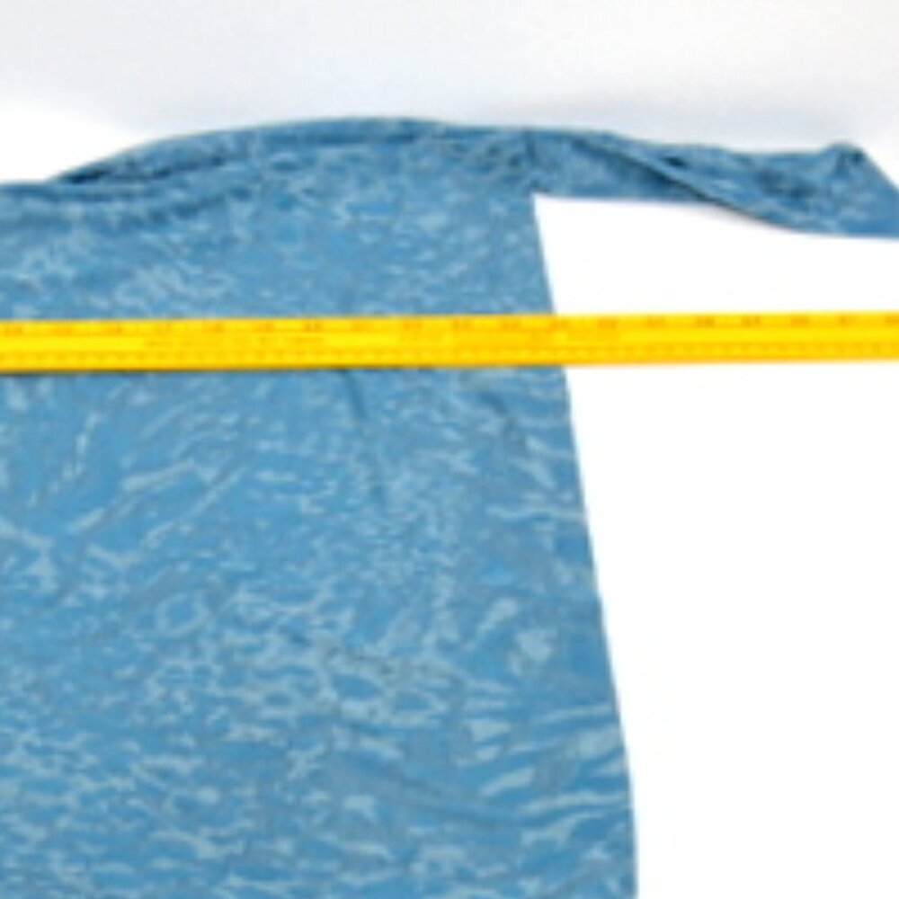 Simply Vera Vera Wang Women’s Blue Short Sleeve Tie Front Blouse - Size: Large - Picture 7 of 10